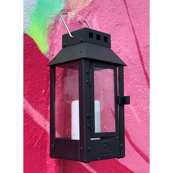 Sort Micro Small Lanterne L9,5xB9,5xH22 cm