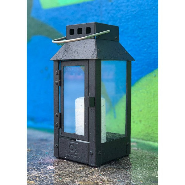 Sort Micro Small Lanterne L9,5xB9,5xH22 cm