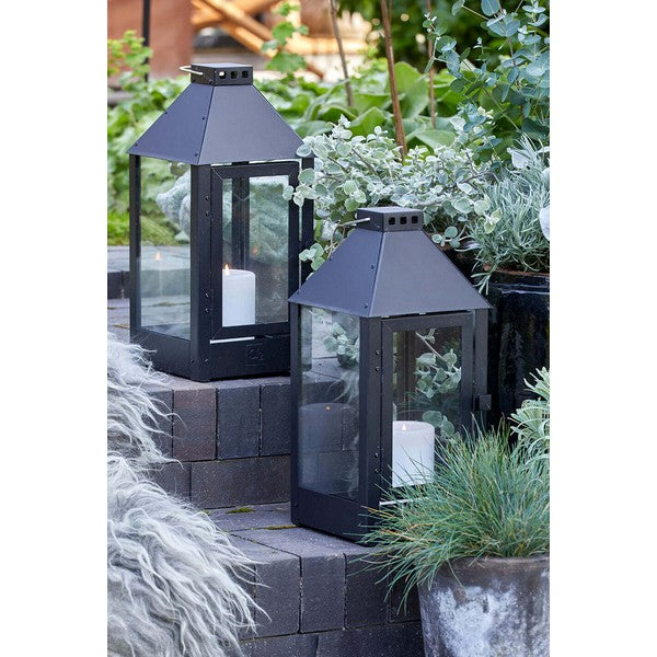 Sort Mini Lanterne L17xB17xH33,5 cm