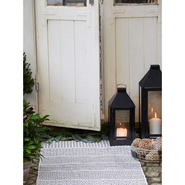 Sort Midi Lanterne L19xB19xH42,5 cm