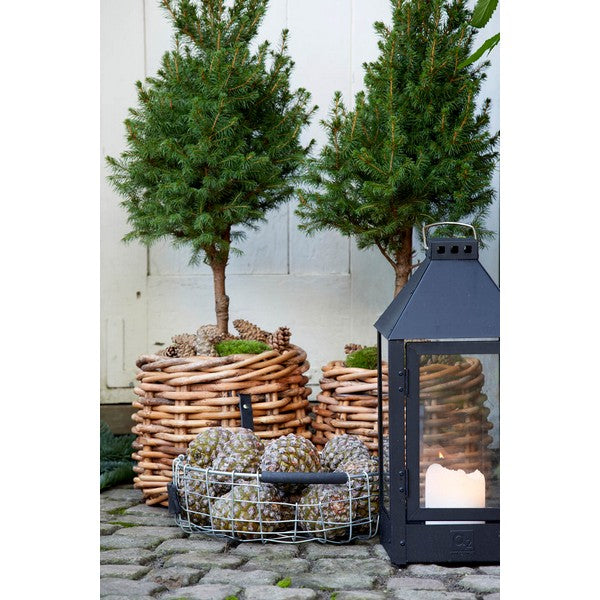Sort Midi Lanterne L19xB19xH42,5 cm