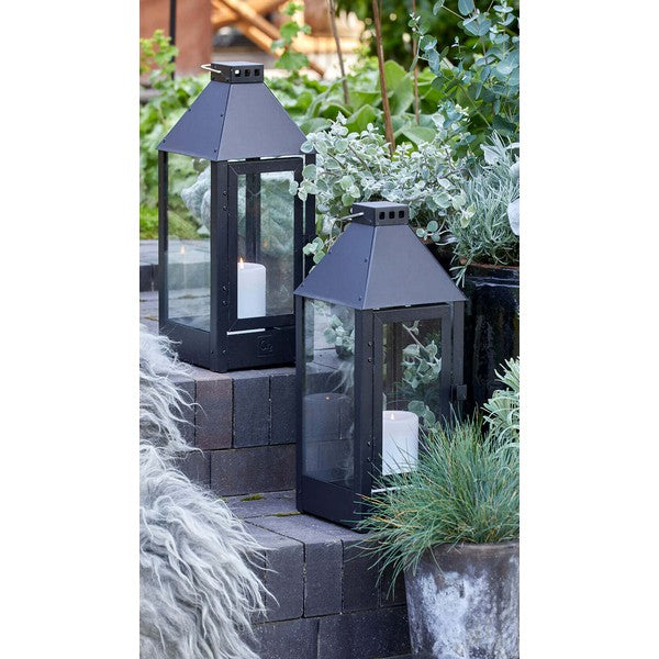 Sort Midi Lanterne L19xB19xH42,5 cm