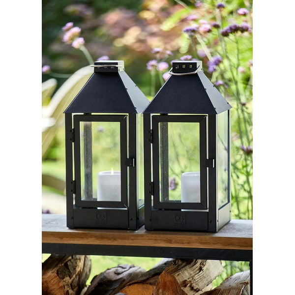Sort Midi Lanterne L19xB19xH42,5 cm