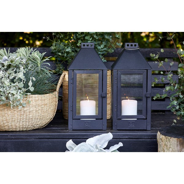 Sort Midi Lanterne L19xB19xH42,5 cm