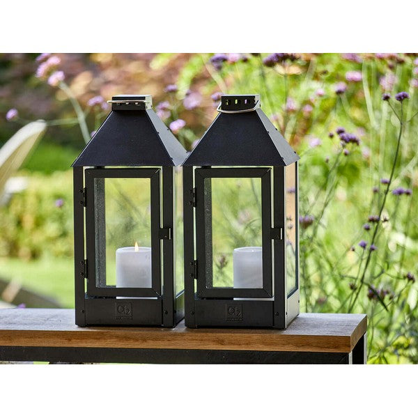 Sort Midi Lanterne L19xB19xH42,5 cm