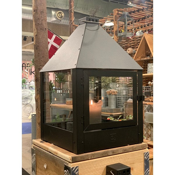 Sort Mega Quadro Lanterne L32xB32xH52 cm