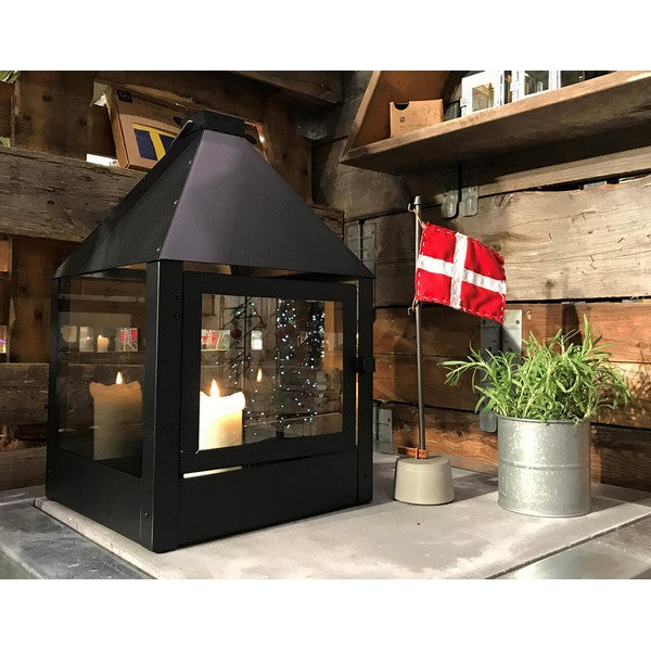 Sort Mega Quadro Lanterne L32xB32xH52 cm