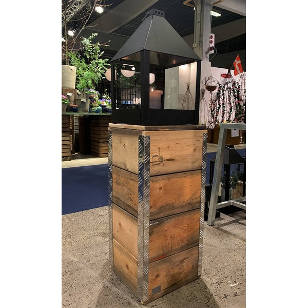 Sort Mega Quadro Lanterne L32xB32xH52 cm