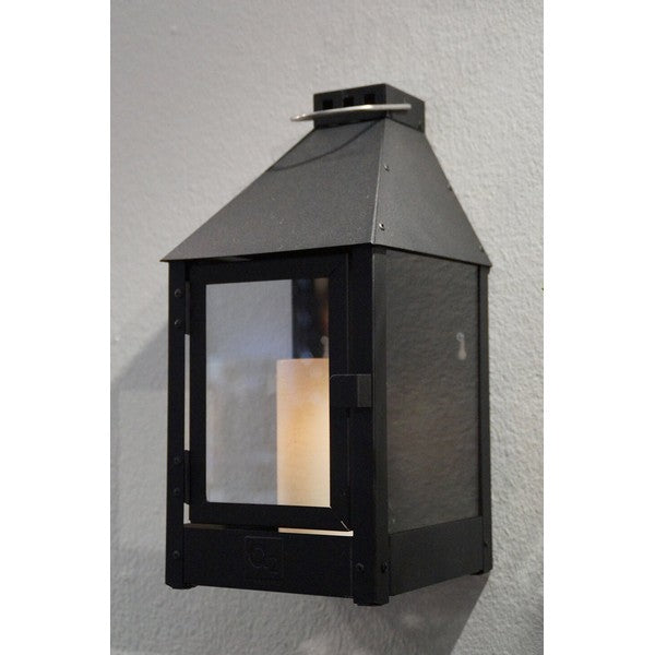 Sort Mini Væglanterne L17xB17xH36,5 cm