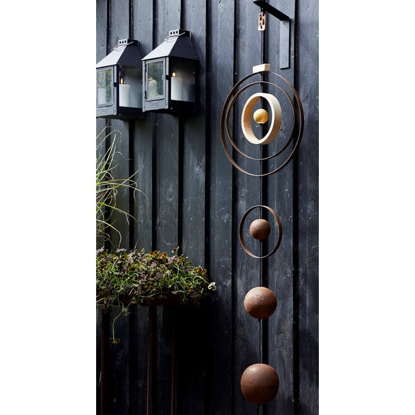 Sort Mini Væglanterne L17xB17xH36,5 cm