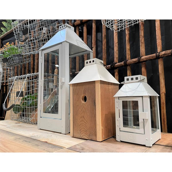 Hvid Micro Lanterne L12,5xB12,5xH25 cm