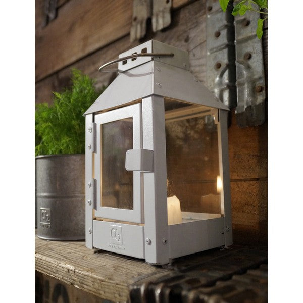 Hvid Micro Lanterne L12,5xB12,5xH25 cm