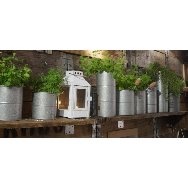 Hvid Micro Lanterne L12,5xB12,5xH25 cm