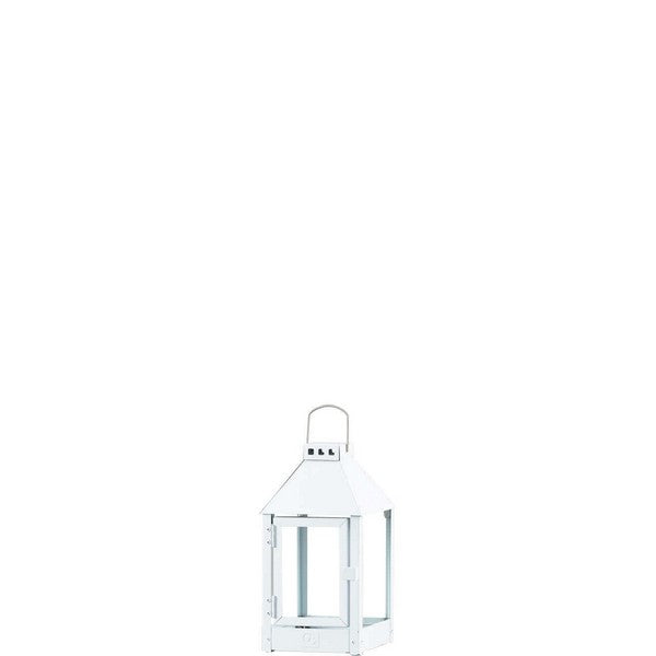 Hvid Mini Lanterne L17xB17xH33,5 cm