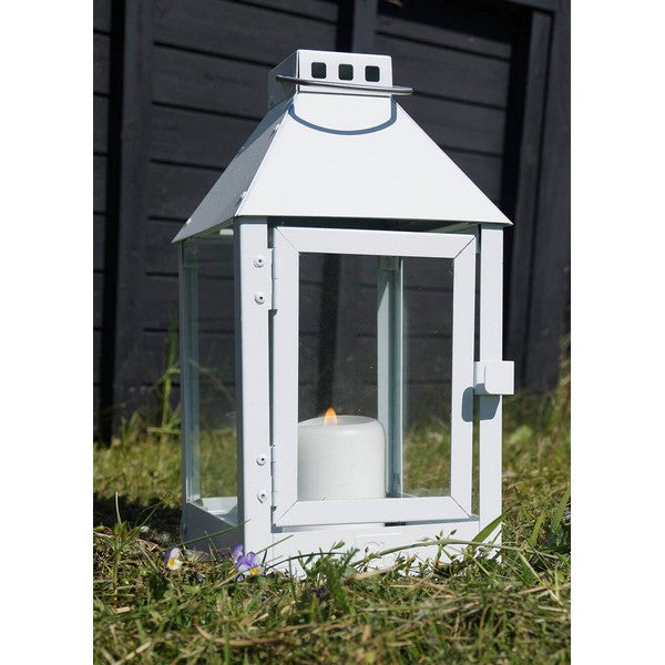 Hvid Mini Lanterne L17xB17xH33,5 cm