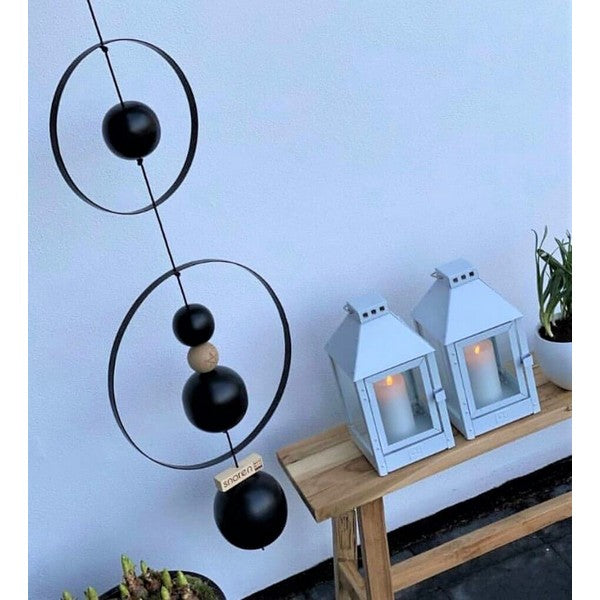 Hvid Mini Lanterne L17xB17xH33,5 cm