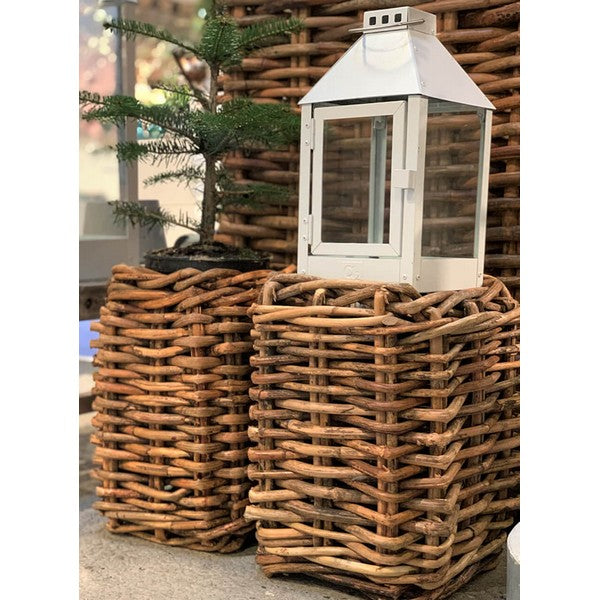 Hvid Mini Lanterne L17xB17xH33,5 cm