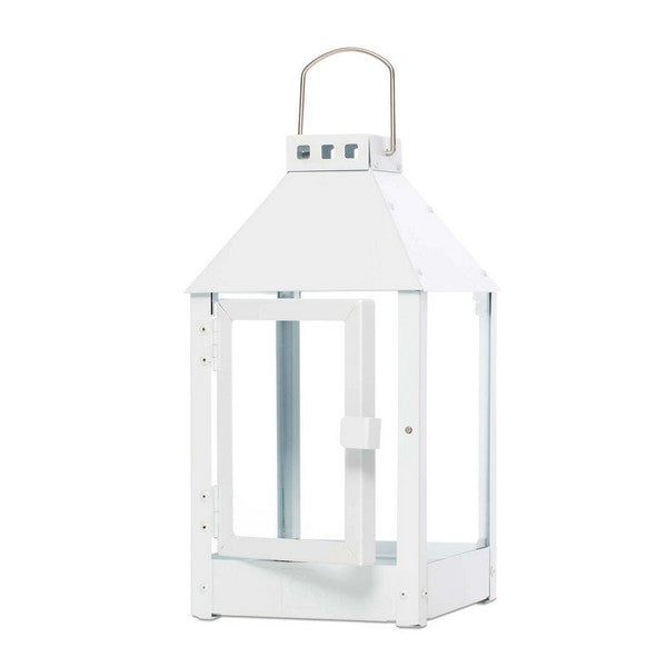 Hvid Mini Lanterne L17xB17xH33,5 cm