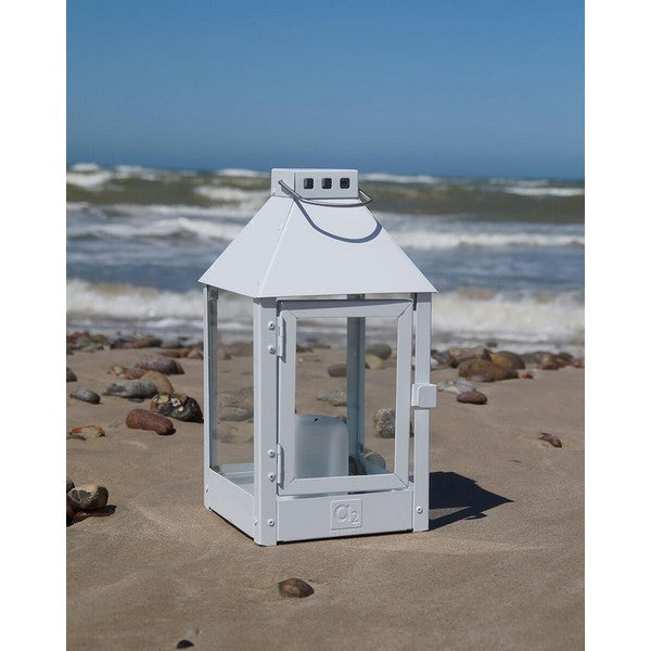 Hvid Mini Lanterne L17xB17xH33,5 cm