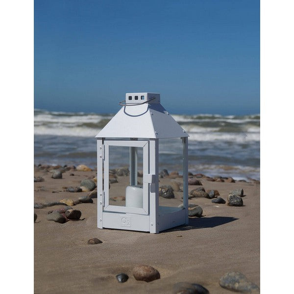 Hvid Mini Lanterne L17xB17xH33,5 cm