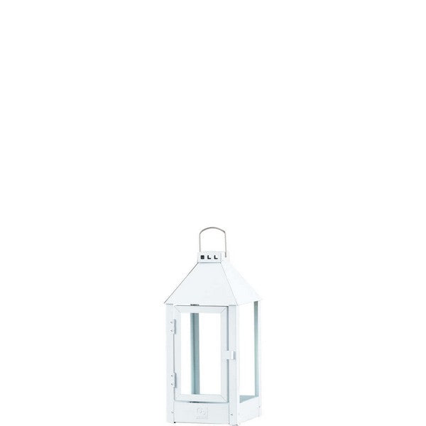 Hvid Midi Lanterne L19xB19xH42,5 cm