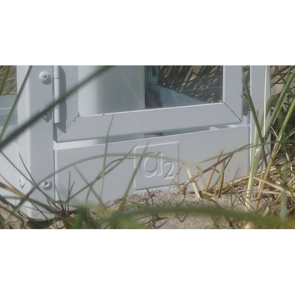 Hvid Midi Lanterne L19xB19xH42,5 cm