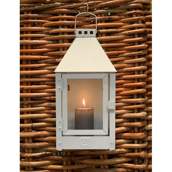 Hvid Mini Væglanterne L17xB17xH36,5 cm