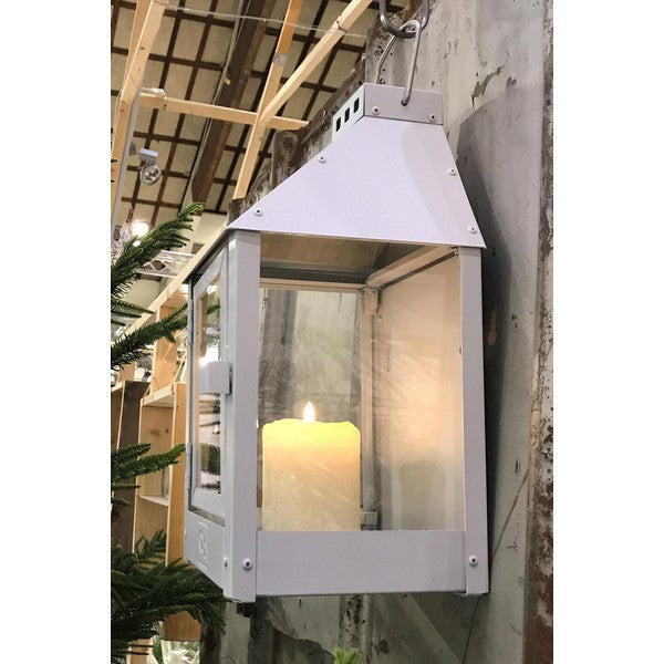 Hvid Mini Væglanterne L17xB17xH36,5 cm