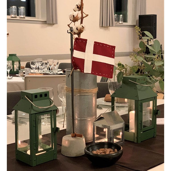 Olivengrøn Micro Lanterne L12,5xB12,5xH25 cm