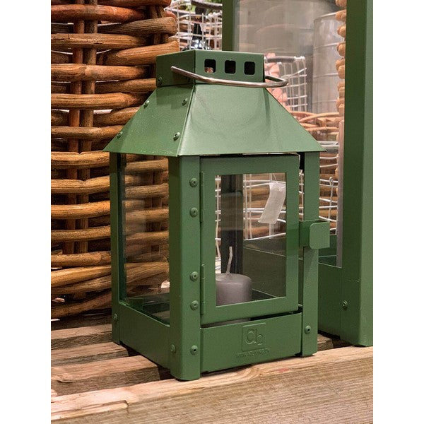 Olivengrøn Micro Lanterne L12,5xB12,5xH25 cm