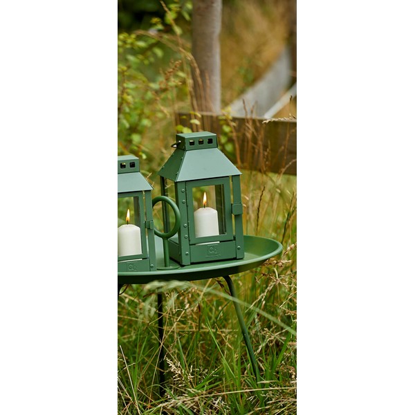 Olivengrøn Micro Lanterne L12,5xB12,5xH25 cm
