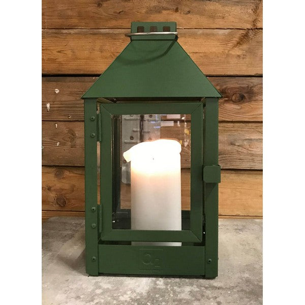 Olivengrøn Mini Lanterne L17xB17xH33,5 cm