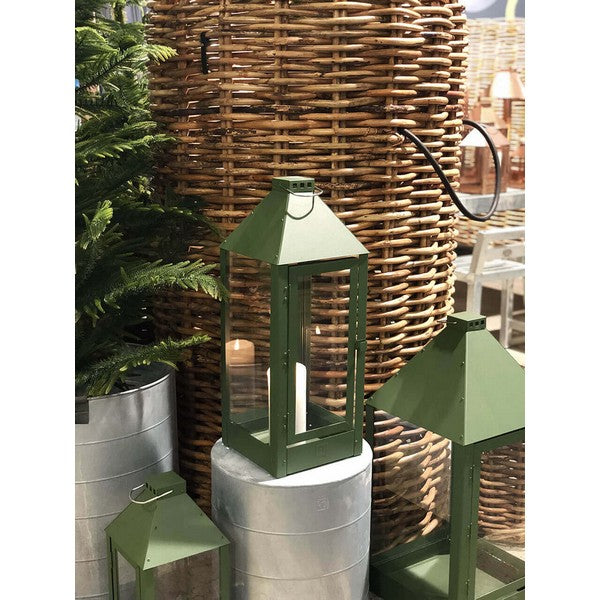 Olivengrøn Maxi Lanterne L22,5xB22,5xH60 cm