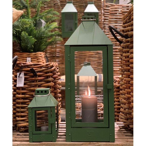 Olivengrøn Maxi Lanterne L22,5xB22,5xH60 cm