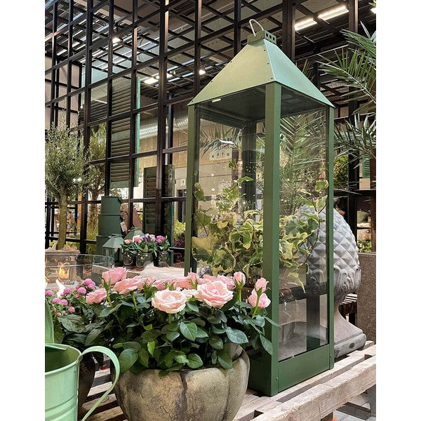 Olivengrøn Mega Hightower Lanterne L32xB32xH100 cm