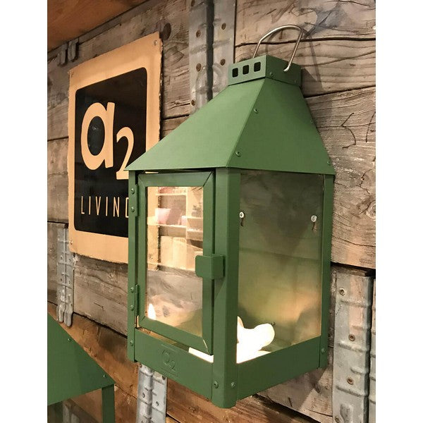 Olivengrøn Mini Væglanterne L17xB17xH36,5 cm