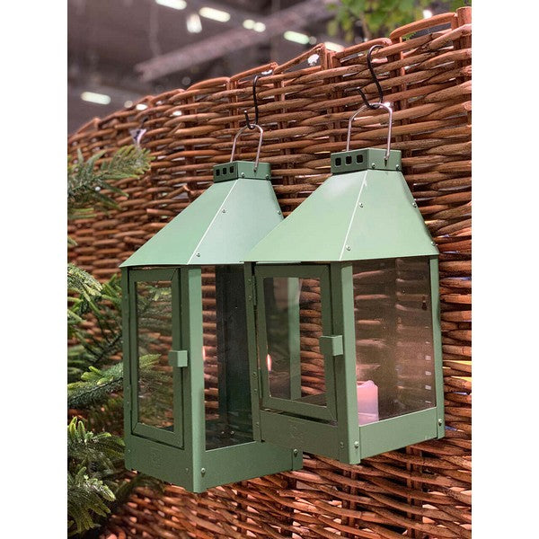 Olivengrøn Mini Væglanterne L17xB17xH36,5 cm