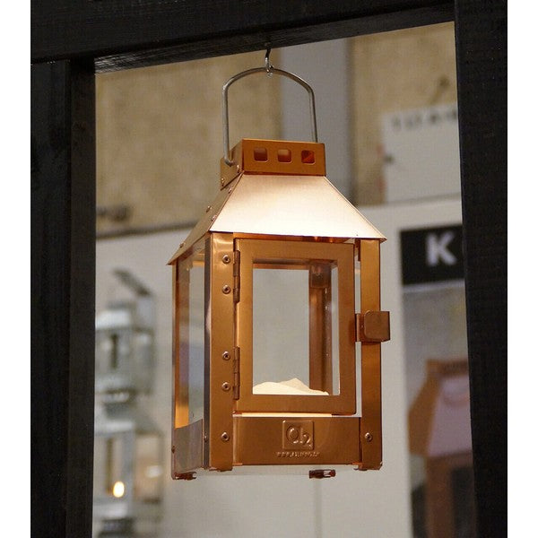 Kobber Micro Lanterne L12,5xB12,5xH25 cm