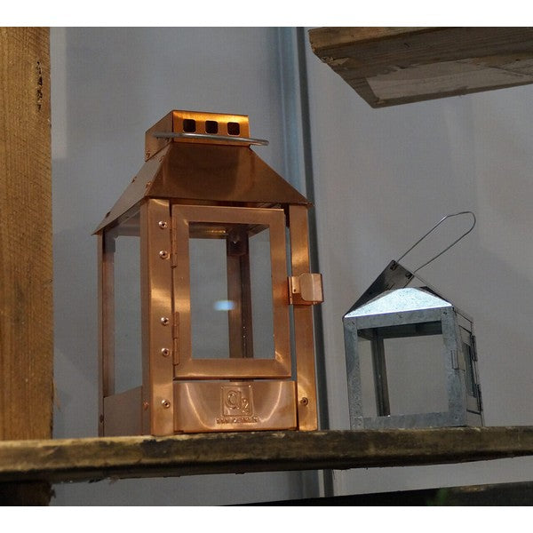 Kobber Micro Lanterne L12,5xB12,5xH25 cm