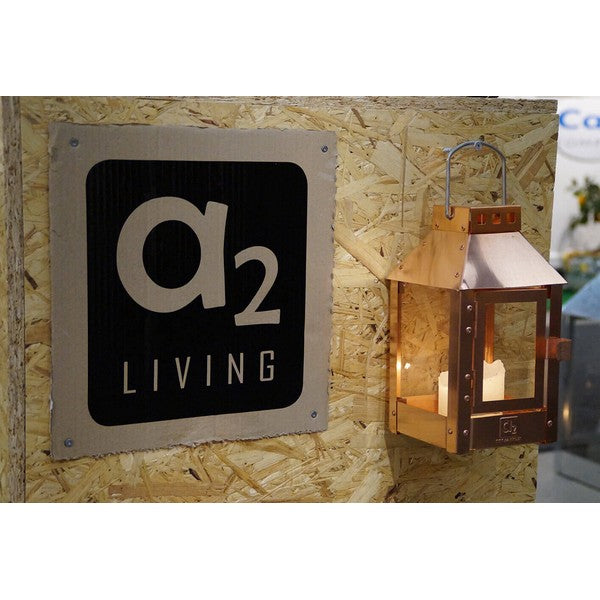 Kobber Micro Lanterne L12,5xB12,5xH25 cm