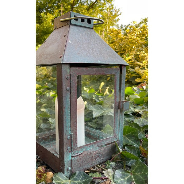 Kobber Micro Lanterne L12,5xB12,5xH25 cm