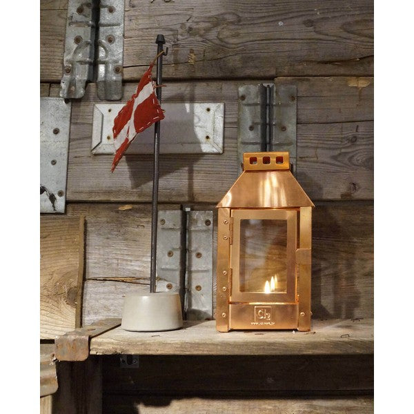 Kobber Micro Lanterne L12,5xB12,5xH25 cm