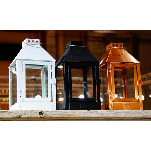 Kobber Mini Lanterne L17xB17xH33,5 cm