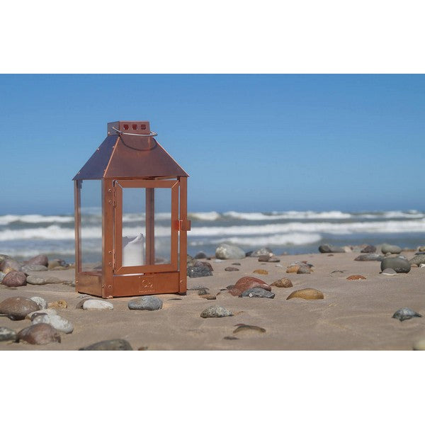 Kobber Mini Lanterne L17xB17xH33,5 cm