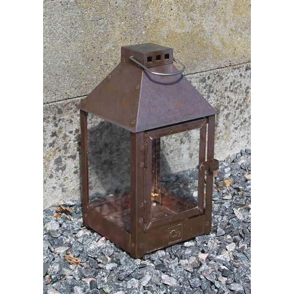 Kobber Mini Lanterne L17xB17xH33,5 cm