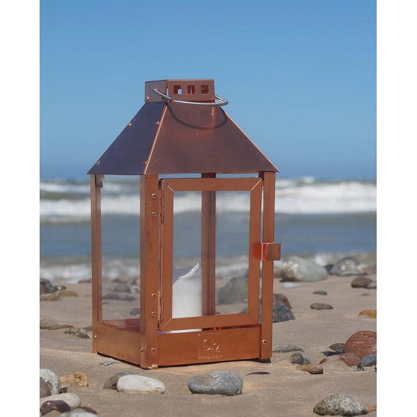 Kobber Mini Lanterne L17xB17xH33,5 cm