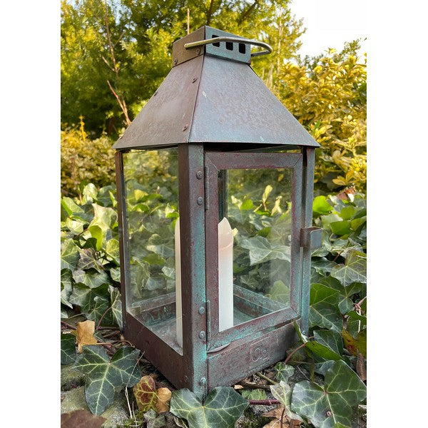 Kobber Midi Lanterne L19xB19xH42,5 cm