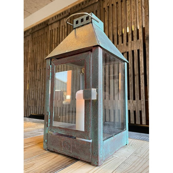 Kobber Midi Lanterne L19xB19xH42,5 cm