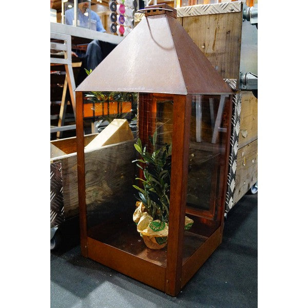 Kobber Mega Lanterne L32xB32xH70 cm