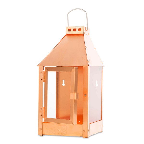 Kobber Mini Væglanterne L17xB17xH36,5 cm